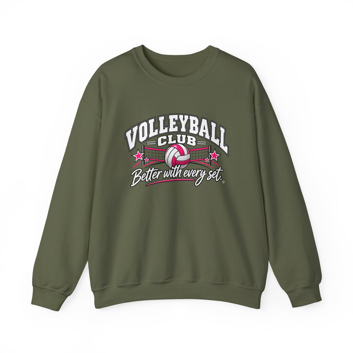 Volleyball Club Sweatshirt | Better With Every Set | Volleyball Gildan Crewneck