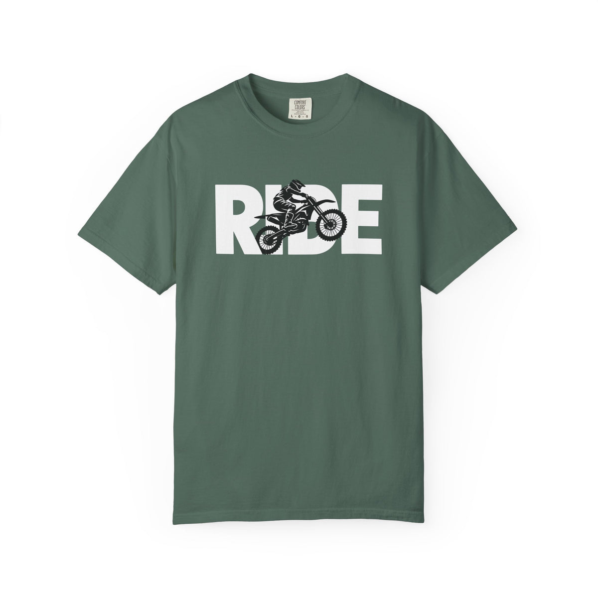 RIDE Dirt Bike T-Shirt | Dirt Bike Rider Graphic | Comfort Colors Tee