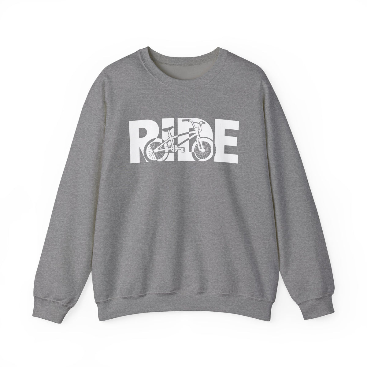 RIDE BMX Sweatshirt | BMX Bike Graphic | Gildan Crewneck