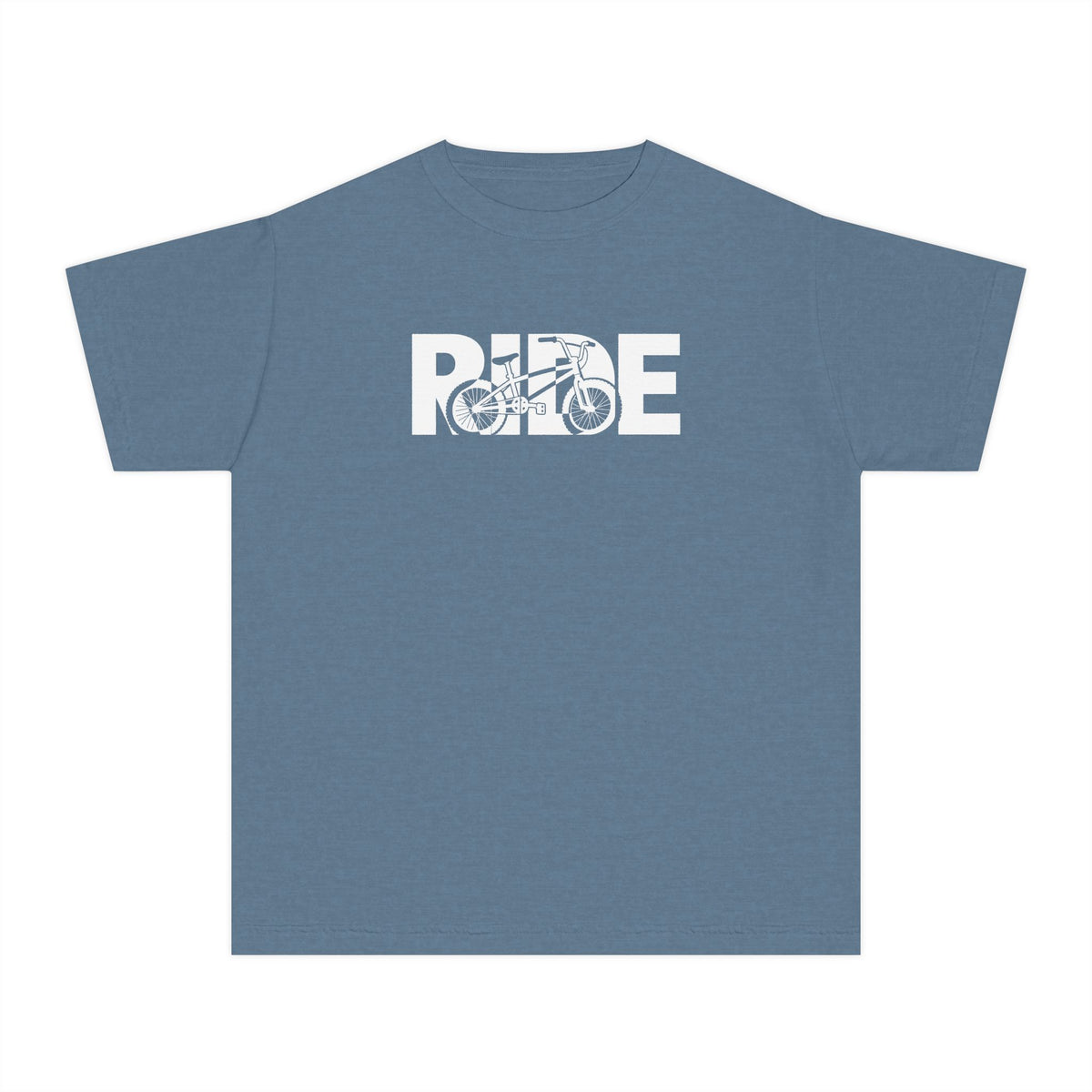 RIDE BMX Youth T-Shirt | BMX Bike Graphic | Kids Comfort Colors Youth Tee