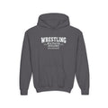 Wrestling Athletics Youth Hoodie | Excellence Is Earned With Every Match | Kids Wrestling Youth Hoodie
