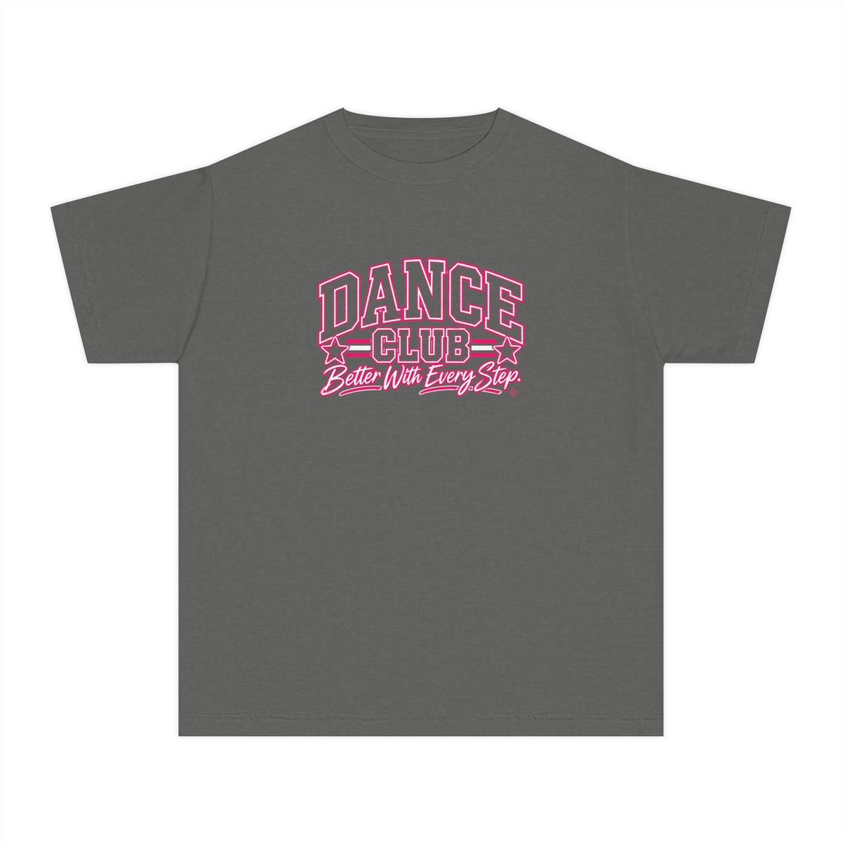 Dance Club Youth T-Shirt | Better With Every Step | Girls Dance Comfort Colors Youth Tee