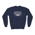 Cheer Club Youth Sweatshirt | Strong Girls Cheer | Girls Cheer Youth Crewneck