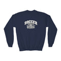 Soccer Club Youth Sweatshirt | Chase Goals, Play Better | Kids Soccer Youth Crewneck