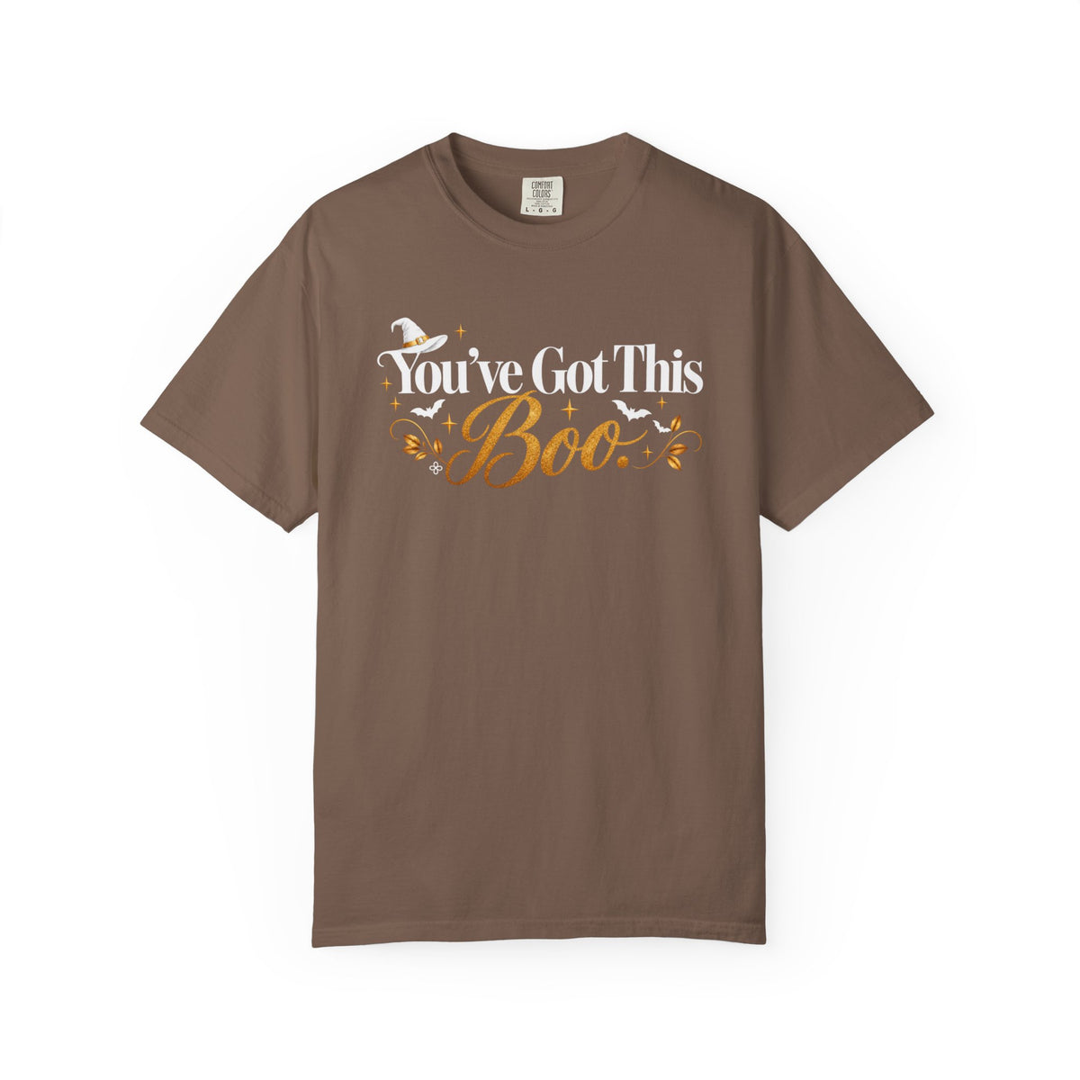 Inspirational Halloween T-Shirt - You've Got This BOO - Women's Comfort Colors Motivational Shirt