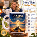 Destiny - What Is Meant Finds Its Way - 15 oz Inspirational Sea Turtle Mug, Coffee Cup