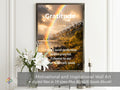 Gratitude - Rainbow Inspirational Poster Print, Quote Poster, Motivational Nature Wall Art (Digital Download) Wallart