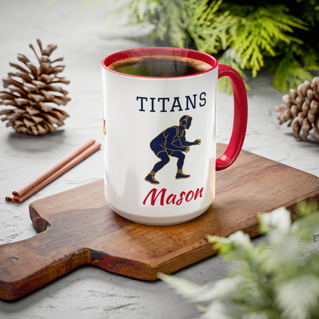 Personalized Wrestling Mom Mug - Proud Today. Proud Always. | Custom Team Name & Wrestler Name | Wrestling Dad, Grandma Gift | 15 oz