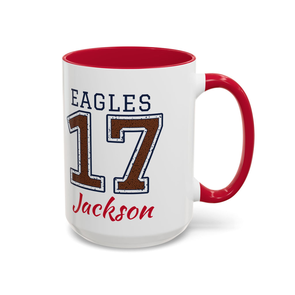 Personalized Football Mom Mug - Proud Today. Proud Always. | Custom Team Name, Number & Player Name | Football Dad, Grandma Gift | 15 oz