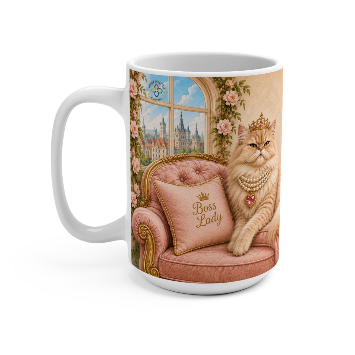 You've Got Cattitude - 15 oz Funny Cat Mug, Coffee Cup
