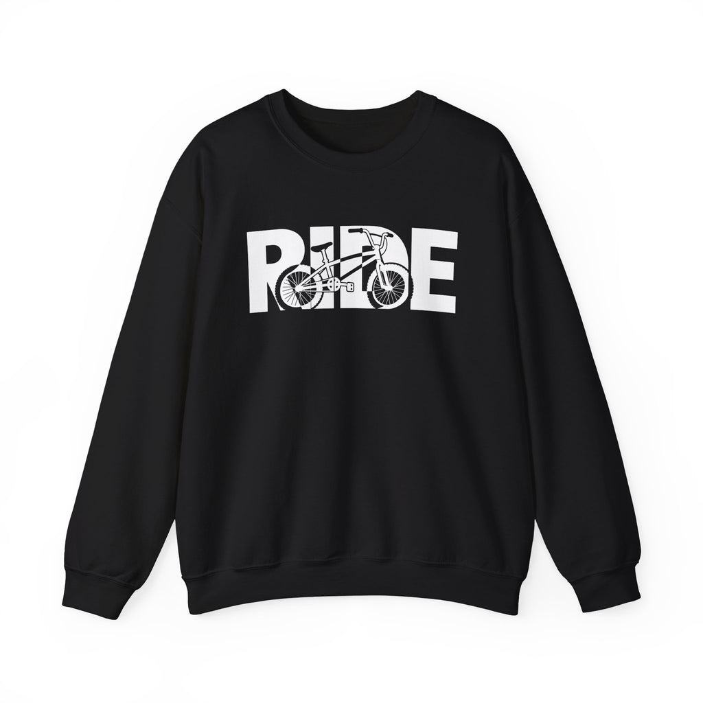 RIDE BMX Sweatshirt | BMX Bike Graphic | Gildan Crewneck