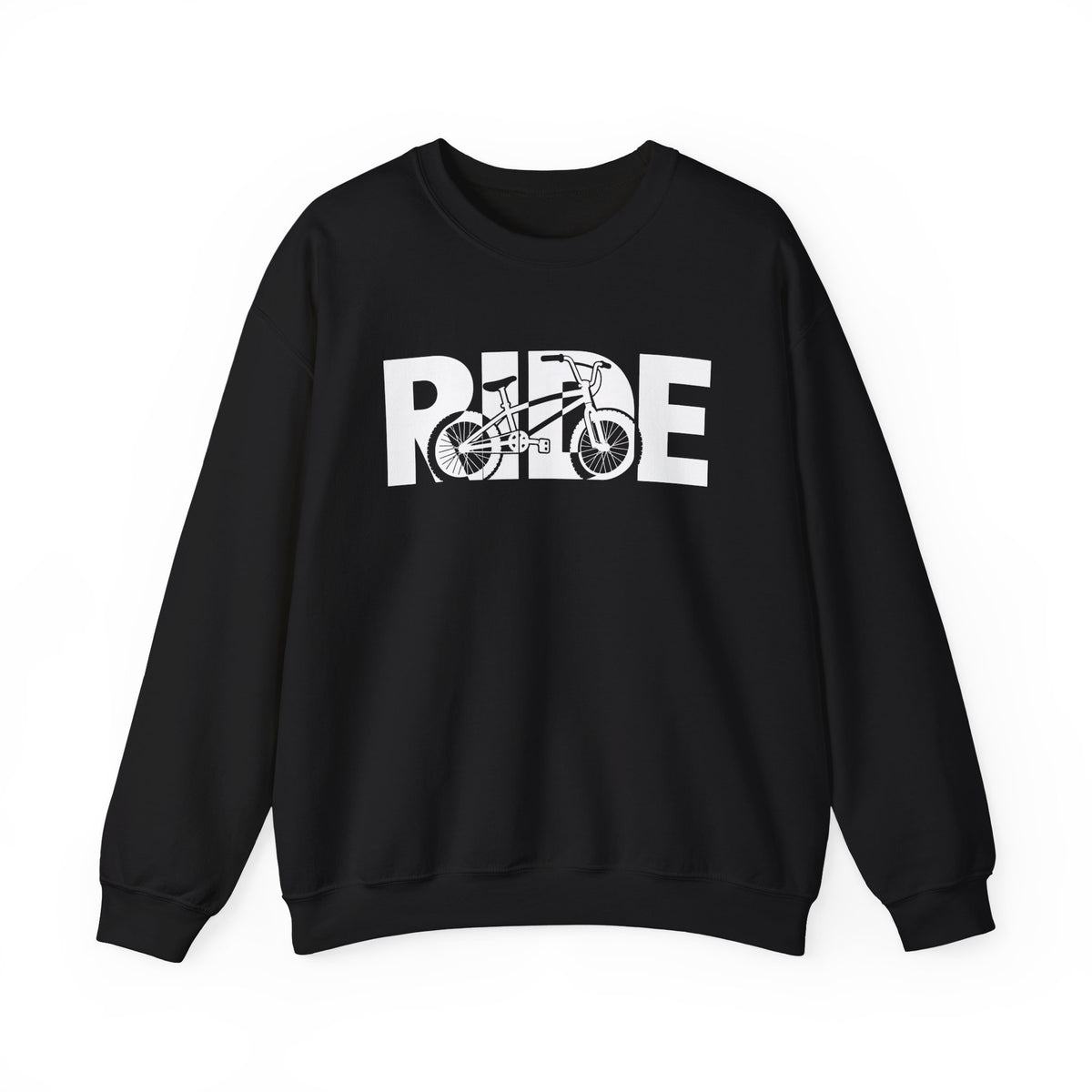 RIDE BMX Sweatshirt | BMX Bike Graphic | Gildan Crewneck