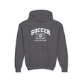 Soccer Athletics Youth Hoodie | Excellence Is Earned With Every Goal | Kids Soccer Youth Hoodie