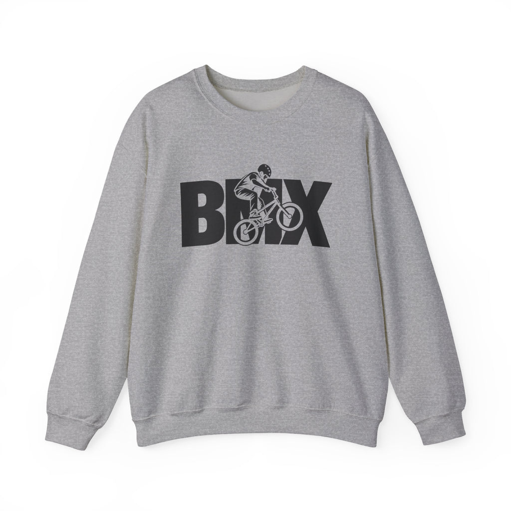 BMX Sweatshirt | BMX Rider Graphic | Gildan Crewneck