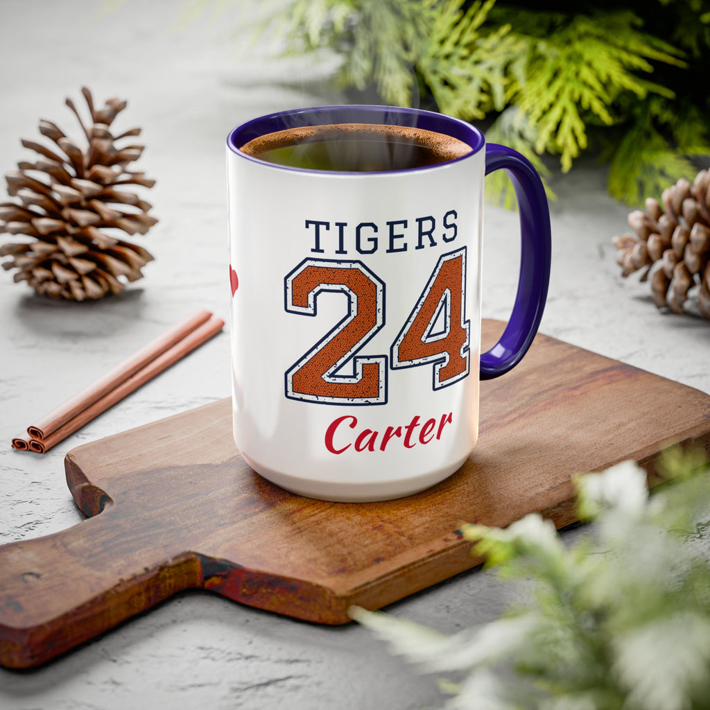 Personalized Basketball Mom Mug - Proud Today. Proud Always. | Custom Team Name, Number & Player Name | Basketball Dad, Grandma Gift | 15 oz