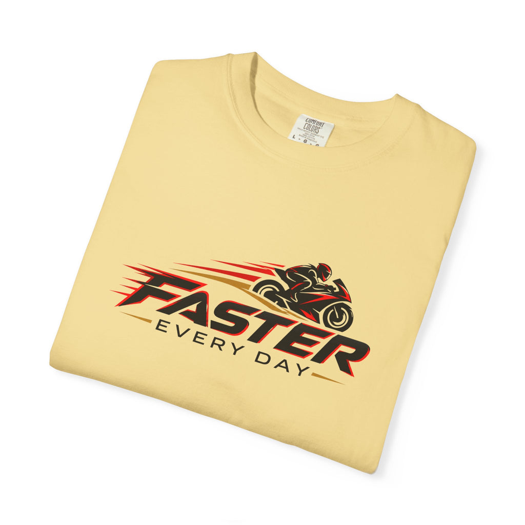 Faster Every Day Sport Bike Logo Tee | Motorcycle Racing Shirt | Comfort Colors T-Shirt