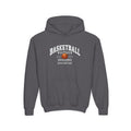 Basketball Athletics Youth Hoodie | Excellence Is Earned With Every Shot | Kids Basketball Youth Hoodie
