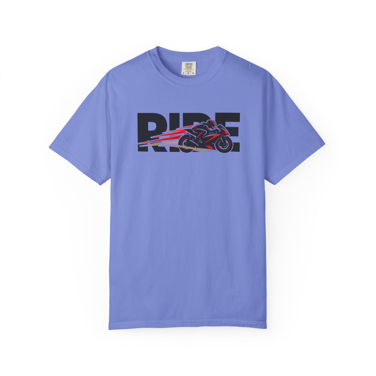 RIDE Sport Bike T-Shirt | Sport Bike Rider Graphic | Comfort Colors Tee