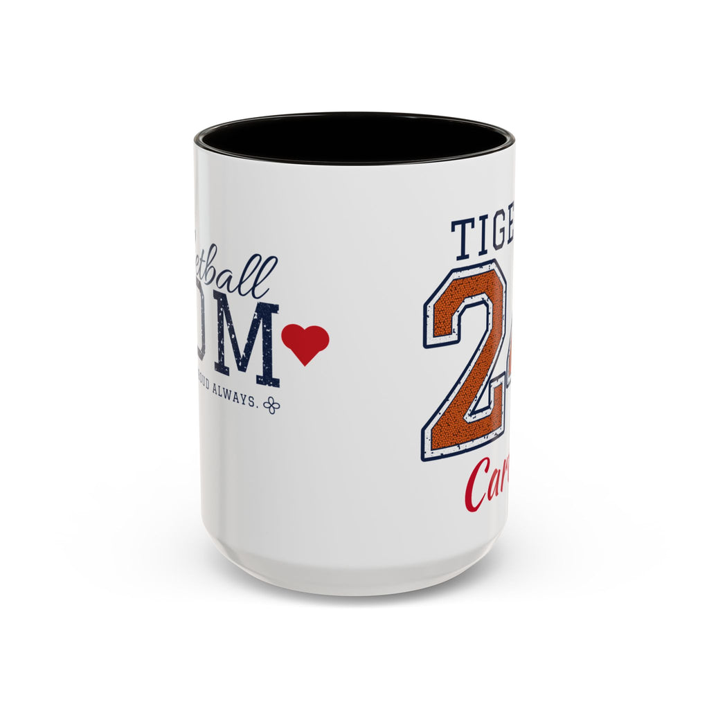 Personalized Basketball Mom Mug - Proud Today. Proud Always. | Custom Team Name, Number & Player Name | Basketball Dad, Grandma Gift | 15 oz