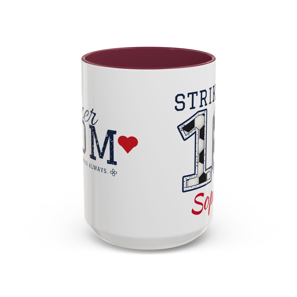 Personalized Soccer Mom Mug - Proud Today. Proud Always. | Custom Team Name, Number & Player Name | Soccer Dad, Grandma Gift | 15 oz