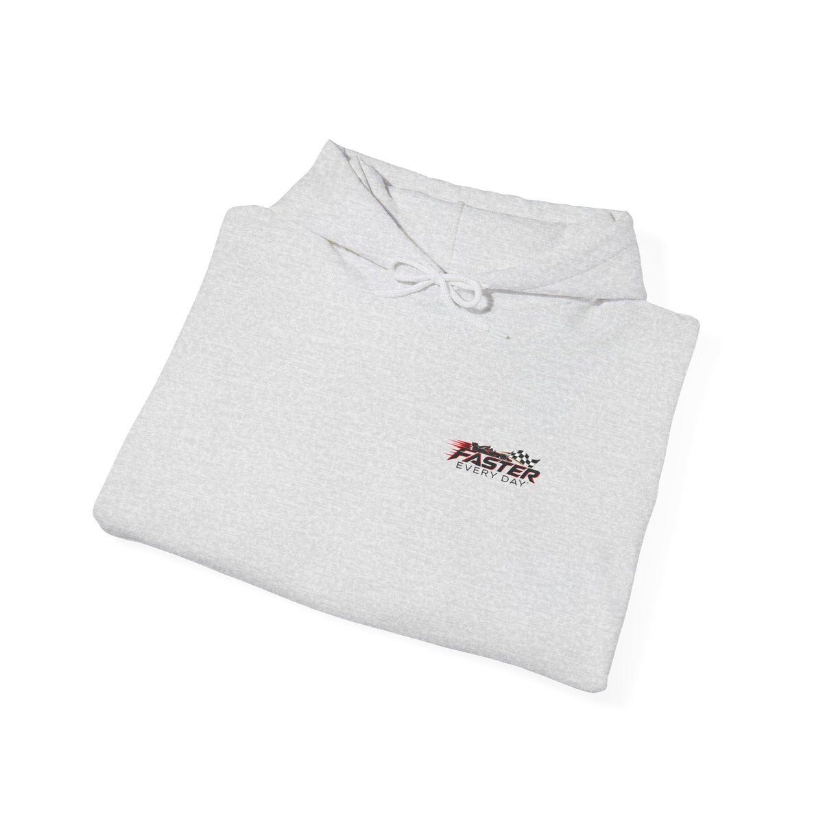 Faster Every Day Formula Race Car Hoodie | Driven to Be Better | Front Logo and Back Print | Gildan Hoodie