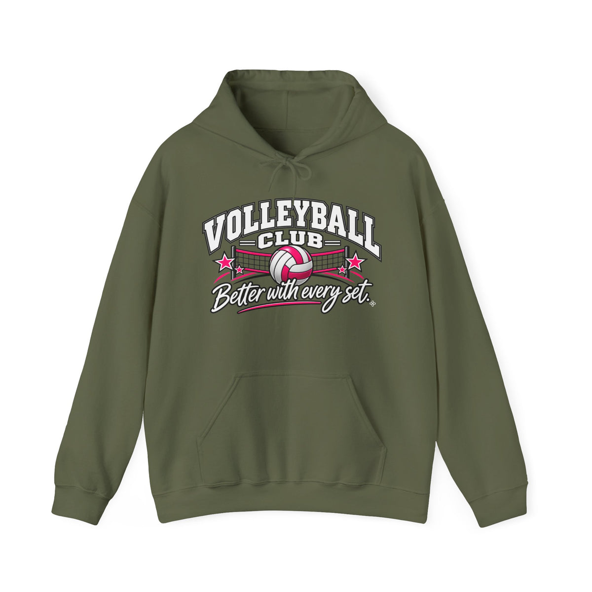 Volleyball Club Hoodie | Better With Every Set | Volleyball Gildan Hoodie