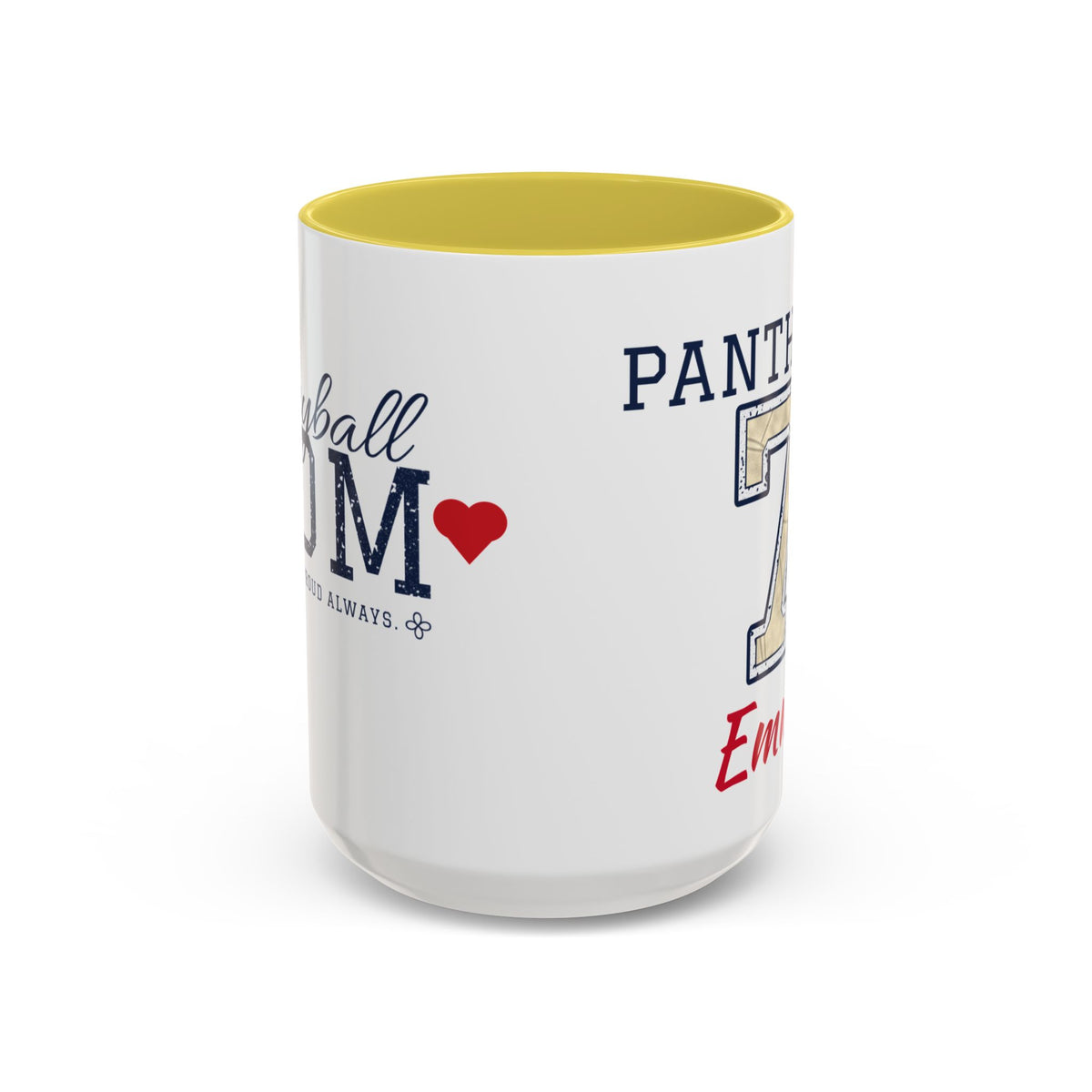 Personalized Volleyball Mom Mug - Proud Today. Proud Always. | Custom Team Name, Number & Player Name | Volleyball Dad, Grandma Gift | 15 oz