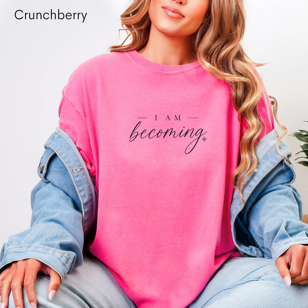 I Am Becoming - Women's Comfort Colors Motivational T-Shirt for Women - Inspirational Tee - Comfort Colors Shirt
