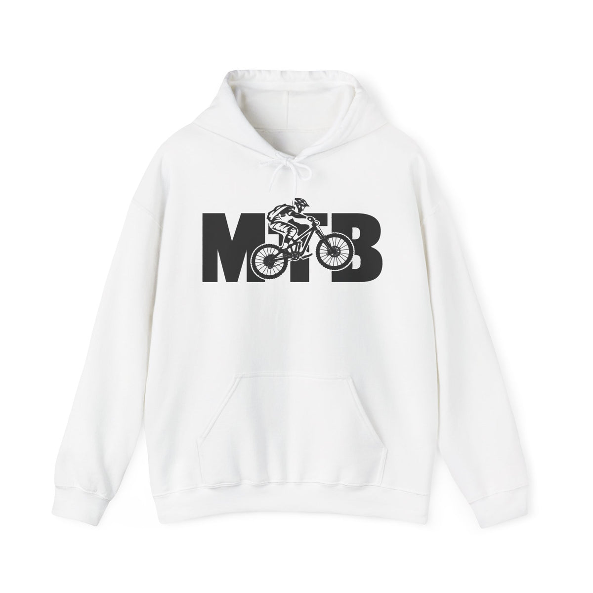 MTB Mountain Bike Hoodie | Mountain Bike Rider Graphic | Gildan Hoodie