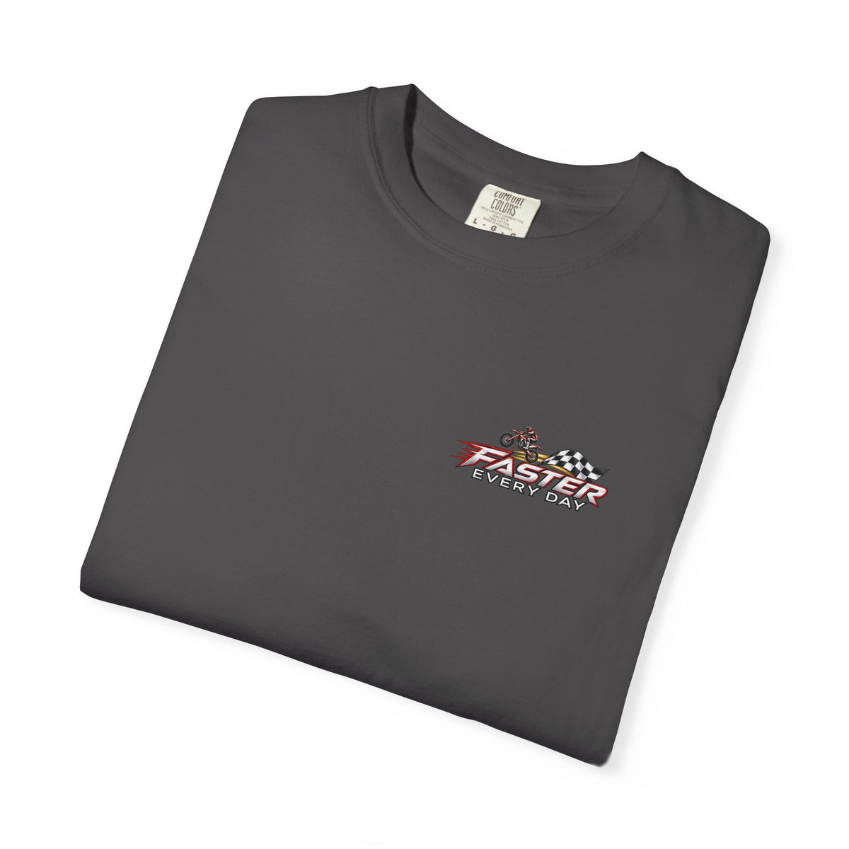 Freedom - I Was Never Meant to Stay Grounded | Motocross Dirt Bike Tee | Front Logo and Back Print
