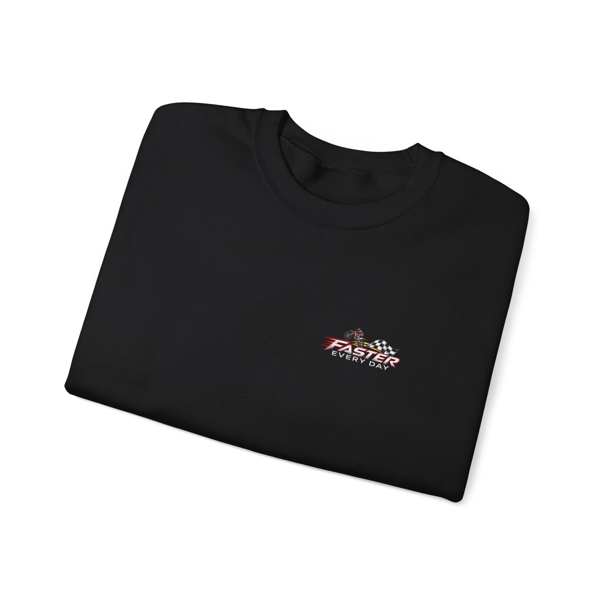 Freedom - I Was Never Meant to Stay Grounded | Motocross Dirt Bike Sweatshirt | Front Logo and Back Print | Gildan Crewneck Sweatshirt