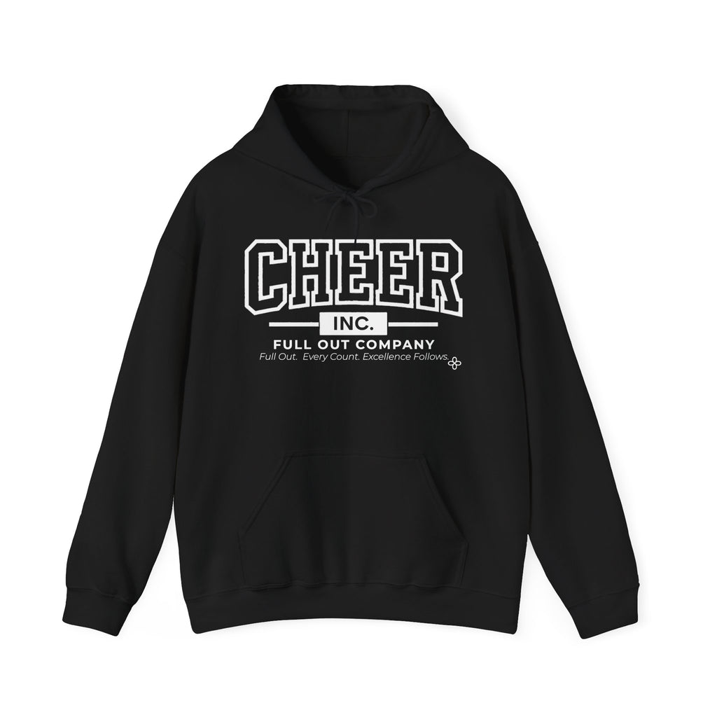 Cheer Inc. Full Out Company Hoodie | Full Out, Every Count | Cheer Gildan Hoodie