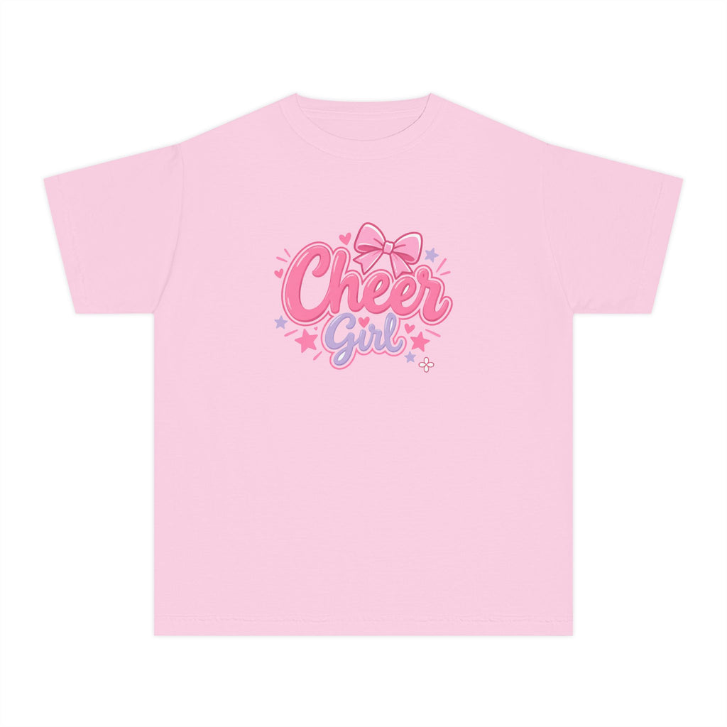 Cheer Girl Youth T-Shirt | Girls Cheer Comfort Colors Youth Tee
