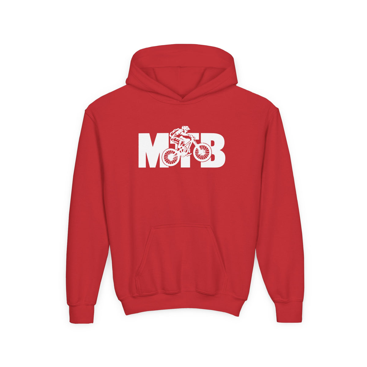 MTB Mountain Bike Youth Hoodie | Mountain Bike Rider Graphic | Kids Youth Hoodie