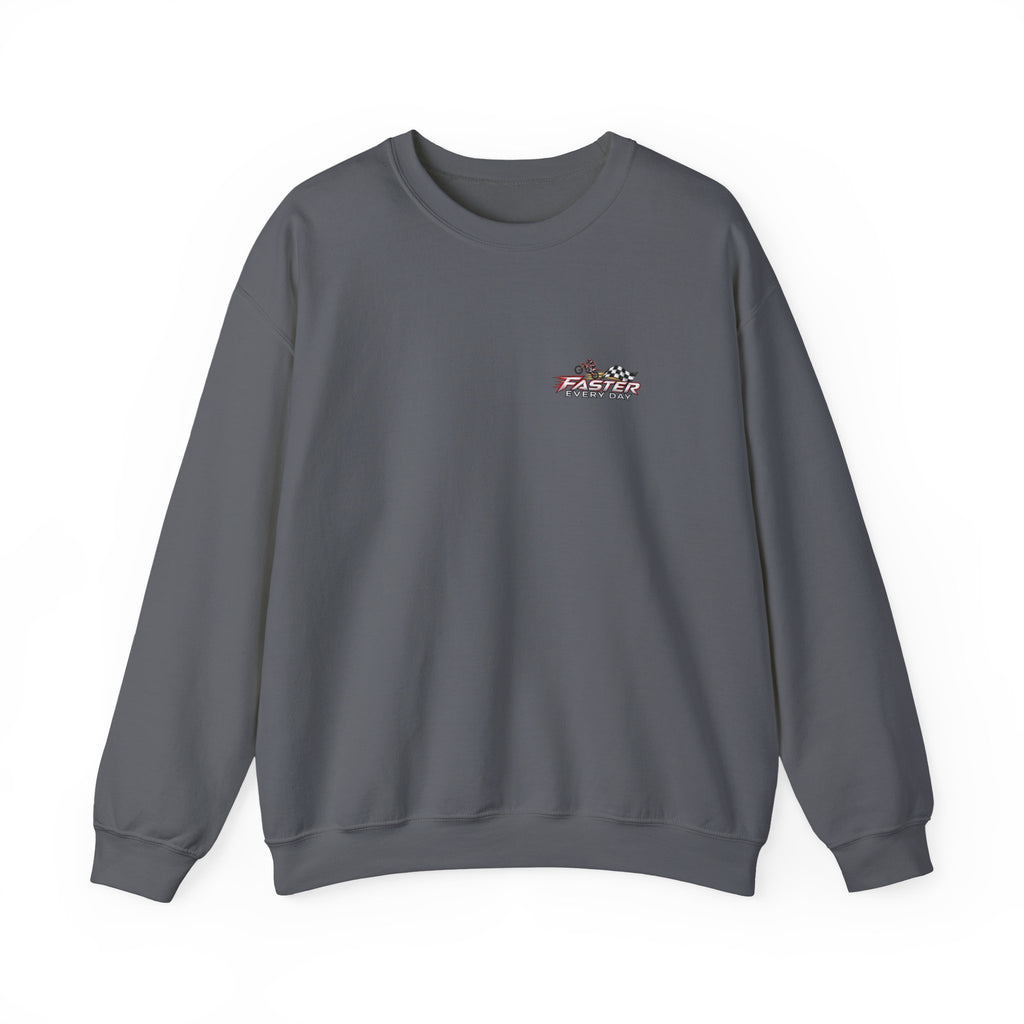 Freedom - I Was Never Meant to Stay Grounded | Motocross Dirt Bike Sweatshirt | Front Logo and Back Print | Gildan Crewneck Sweatshirt