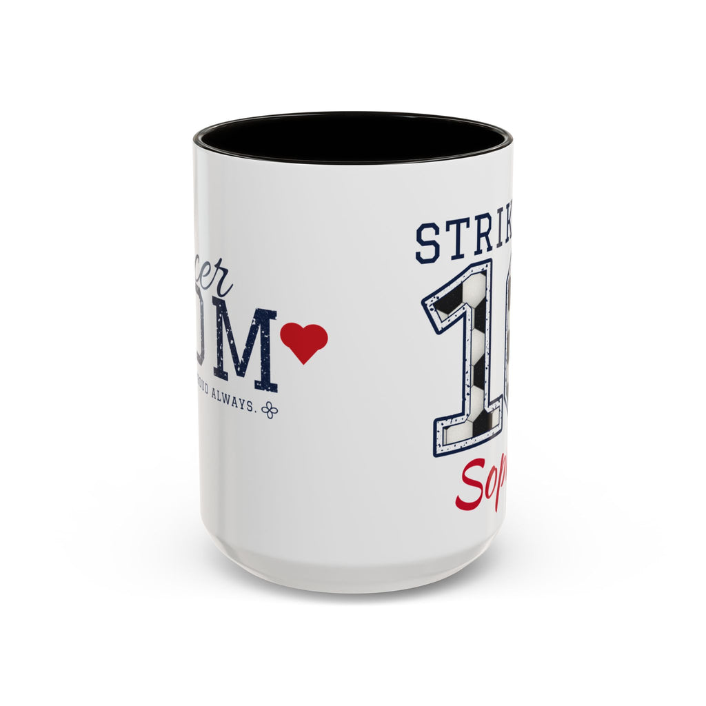 Personalized Soccer Mom Mug - Proud Today. Proud Always. | Custom Team Name, Number & Player Name | Soccer Dad, Grandma Gift | 15 oz