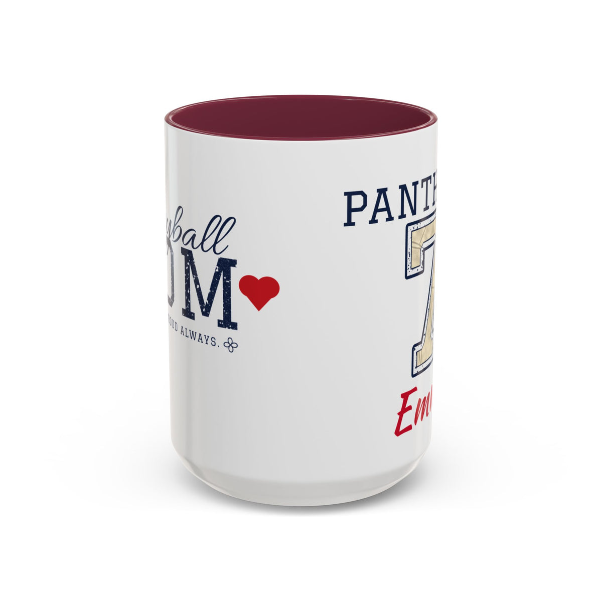 Personalized Volleyball Mom Mug - Proud Today. Proud Always. | Custom Team Name, Number & Player Name | Volleyball Dad, Grandma Gift | 15 oz