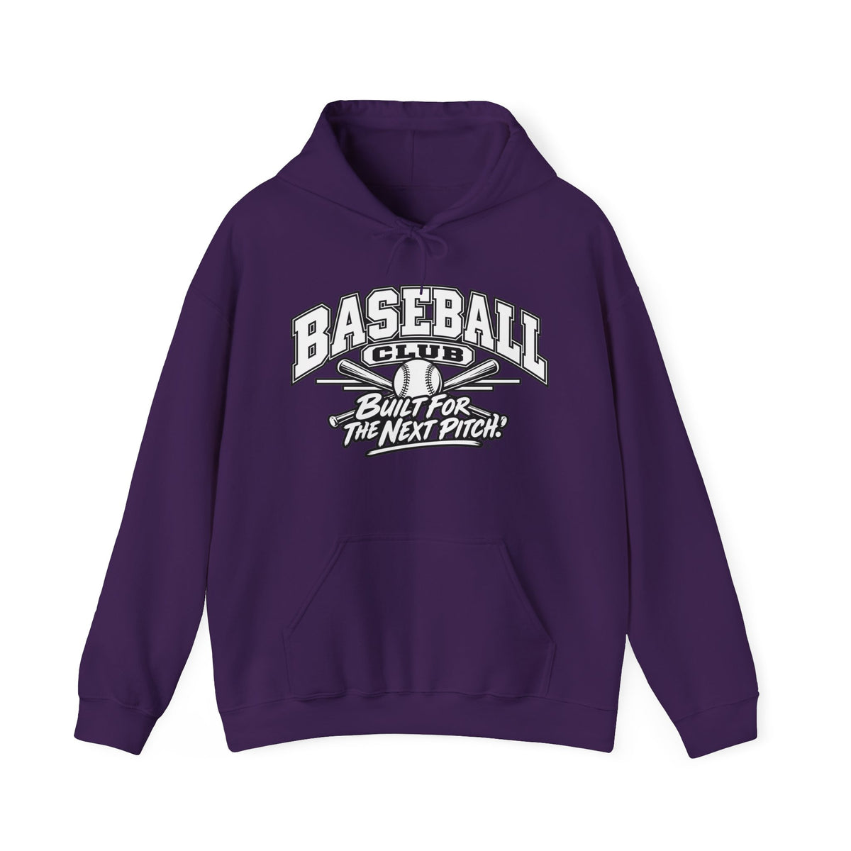 Baseball Club Hoodie | Built for the Next Pitch | Baseball Gildan Hoodie
