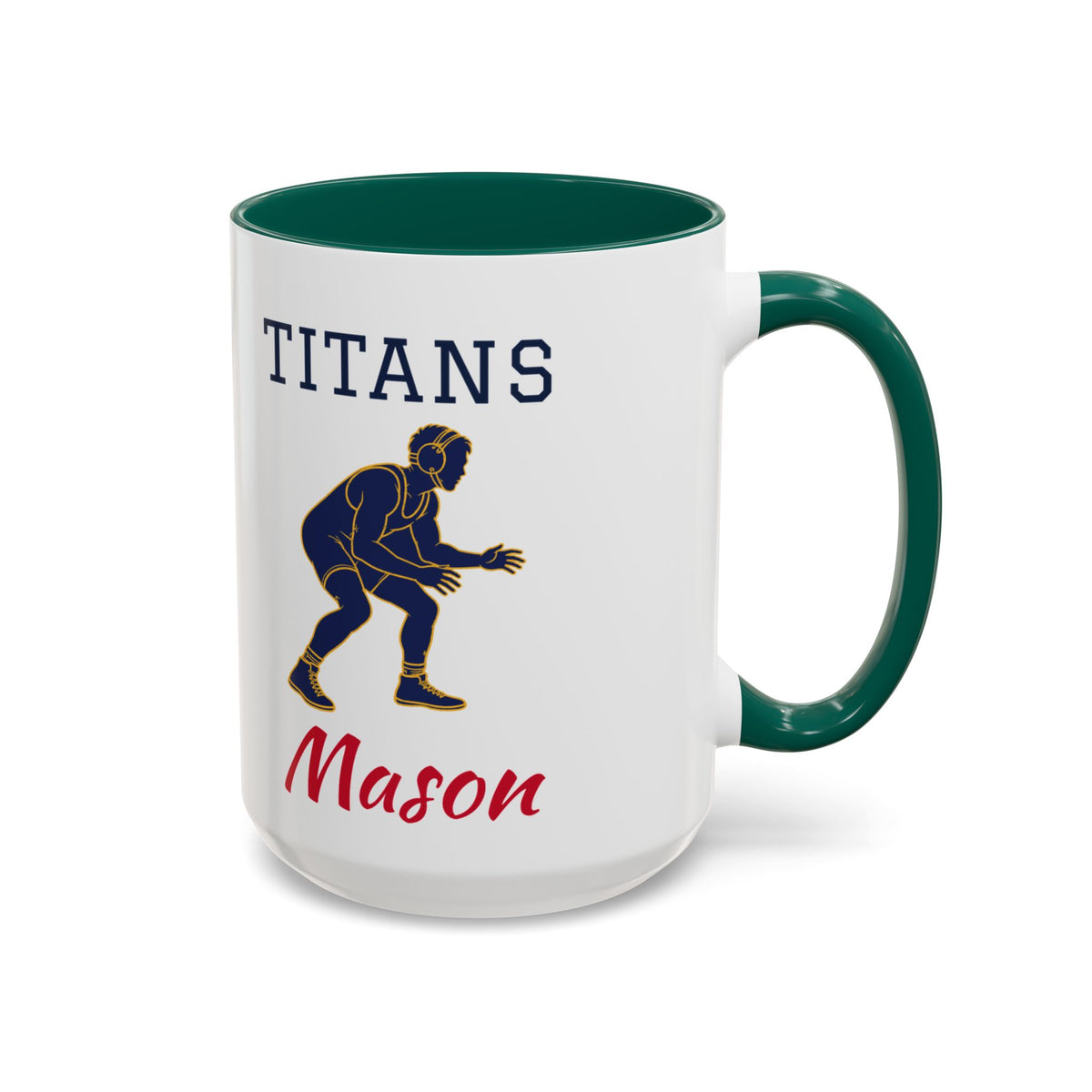Personalized Wrestling Mom Mug - Proud Today. Proud Always. | Custom Team Name & Wrestler Name | Wrestling Dad, Grandma Gift | 15 oz