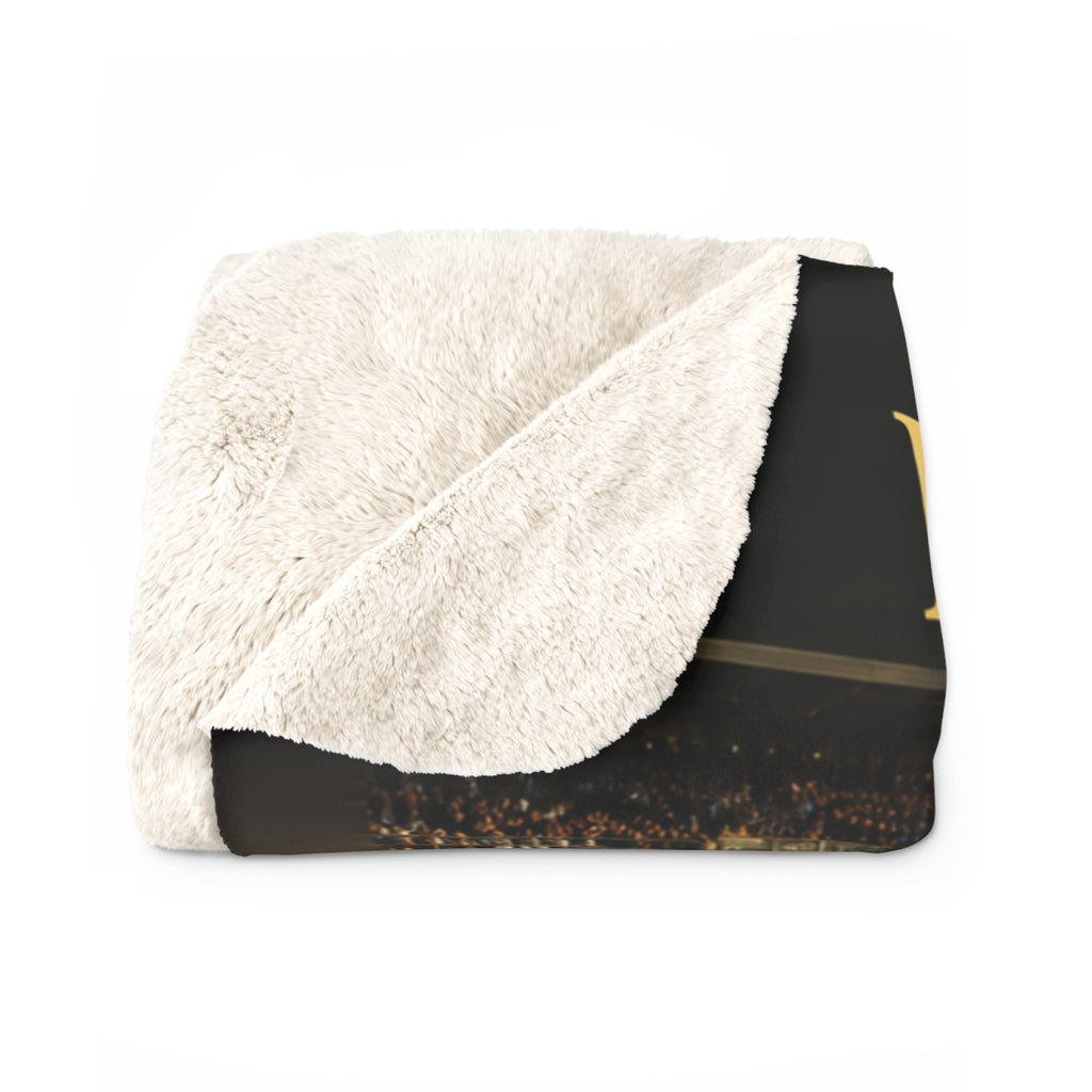 Excellence Motivational Sherpa Blanket | Inspirational Quote Sherpa Fleece Throw | Uplifting Gift | Better Every Day