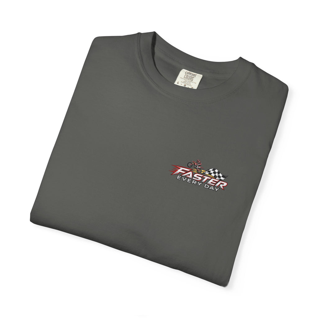 Freedom - I Was Never Meant to Stay Grounded | Motocross Dirt Bike Tee | Front Logo and Back Print