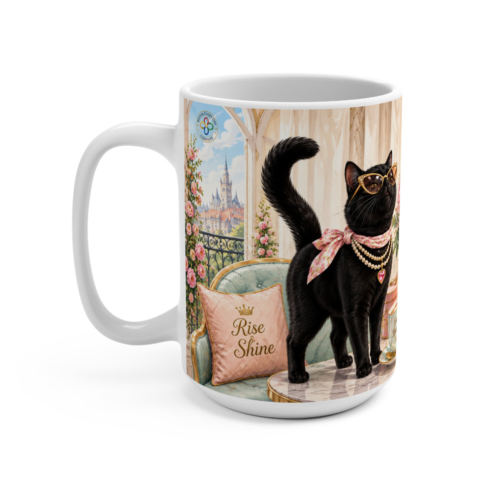 Today is Going to Be a Great Day - 15 oz Funny Cat Mug, Coffee Cup