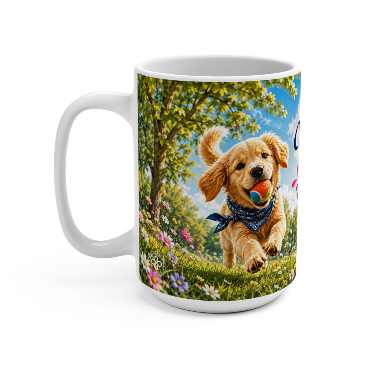 Make Today Fetching - 15 oz Funny Dog Mug, Coffee Cup