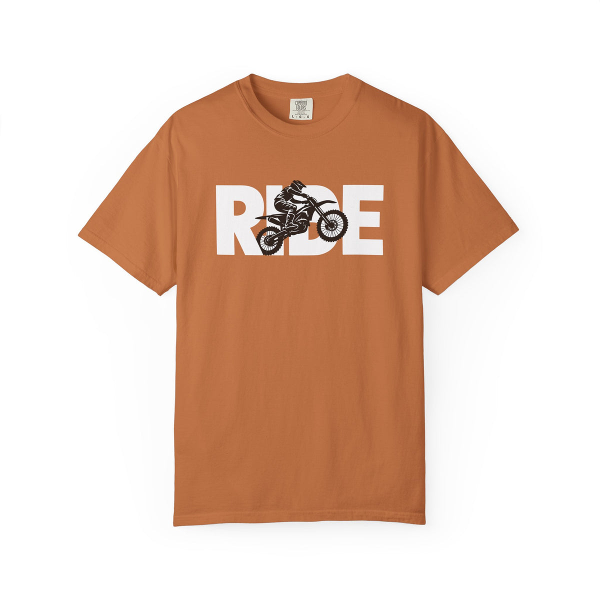 RIDE Dirt Bike T-Shirt | Dirt Bike Rider Graphic | Comfort Colors Tee