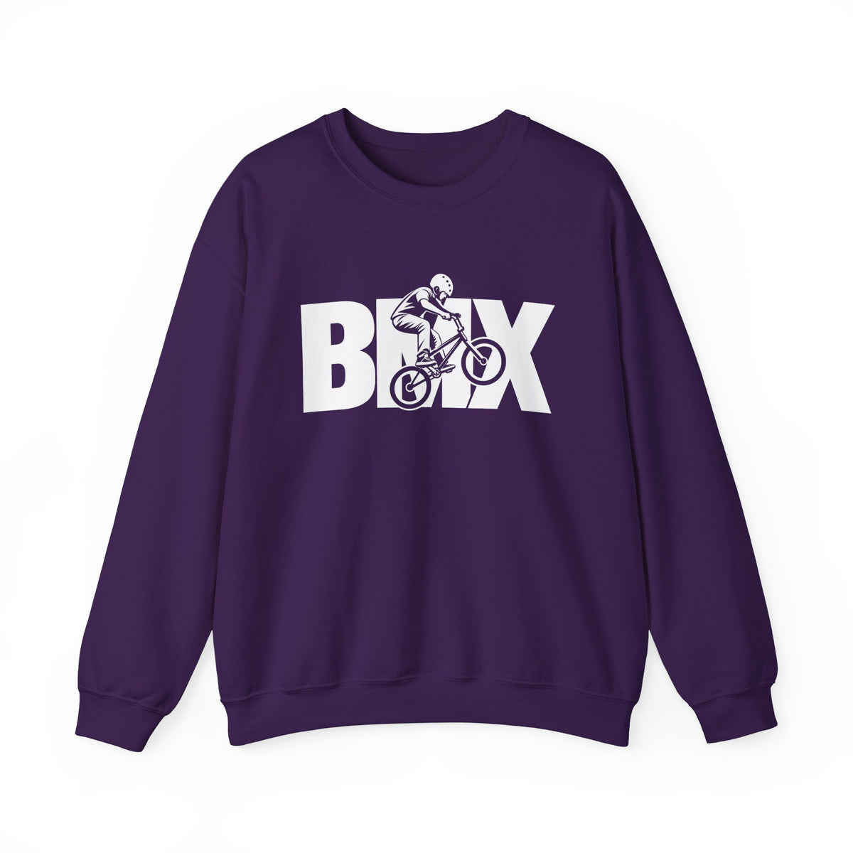 BMX Sweatshirt | BMX Rider Graphic | Gildan Crewneck
