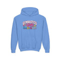 Gymnastics Girl Youth Hoodie | Dream Big, Fly Higher | Girls Gymnastics Youth Hoodie