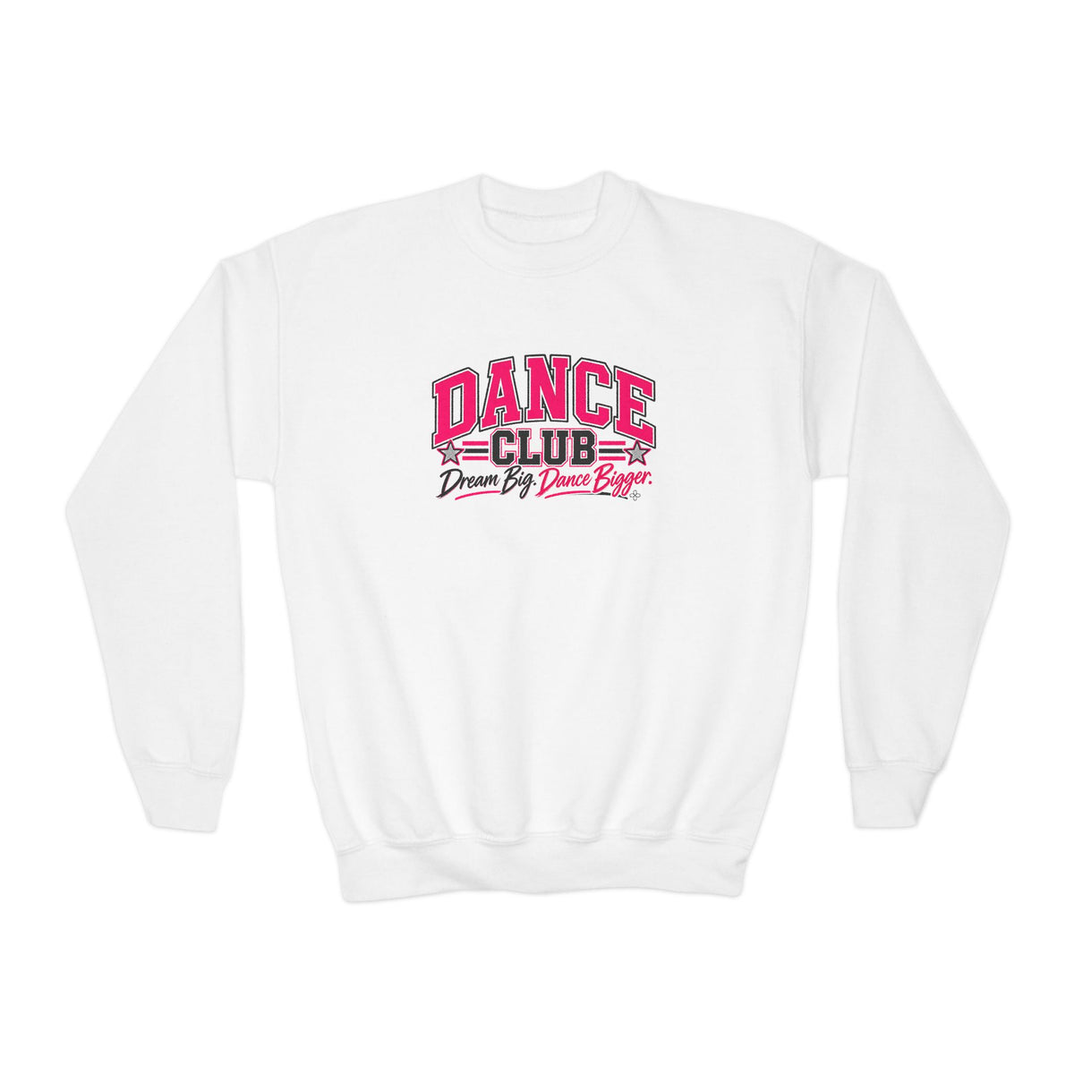 Dance Club Youth Sweatshirt | Dream Big, Dance Bigger | Girls Dance Youth Crewneck