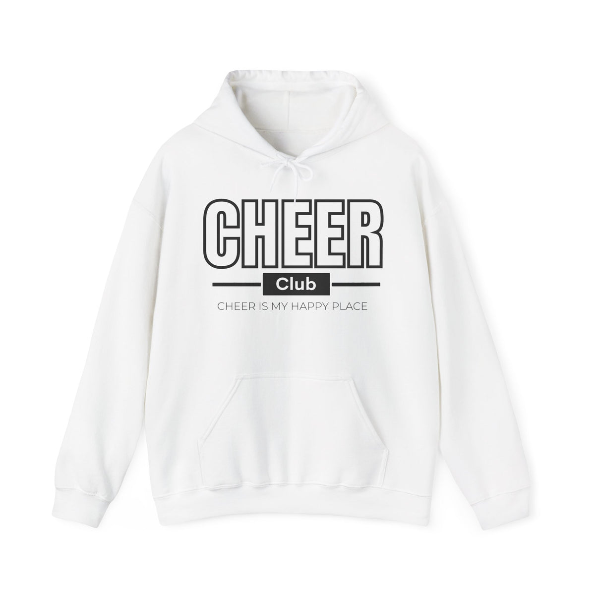 Cheer Club Hoodie | Cheer Is My Happy Place | Cheer Gildan Hoodie