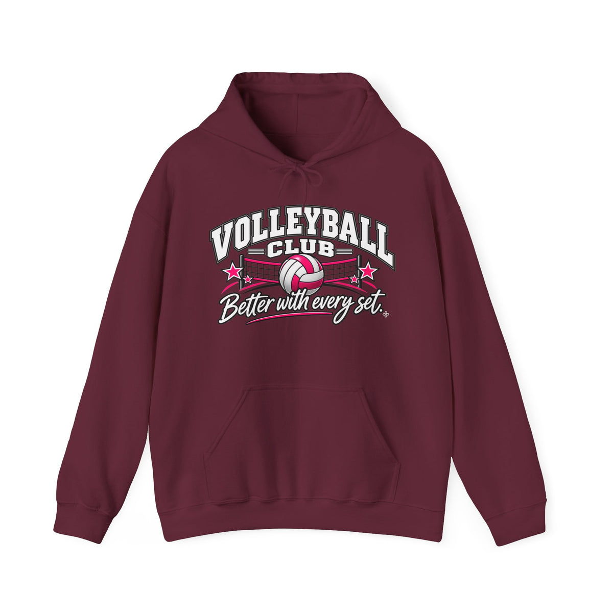 Volleyball Club Hoodie | Better With Every Set | Volleyball Gildan Hoodie