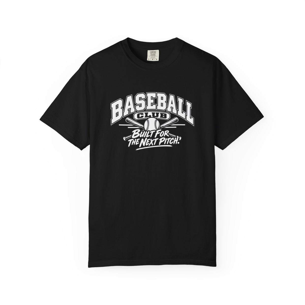 Baseball Club T-Shirt | Built for the Next Pitch | Baseball Comfort Colors Tee